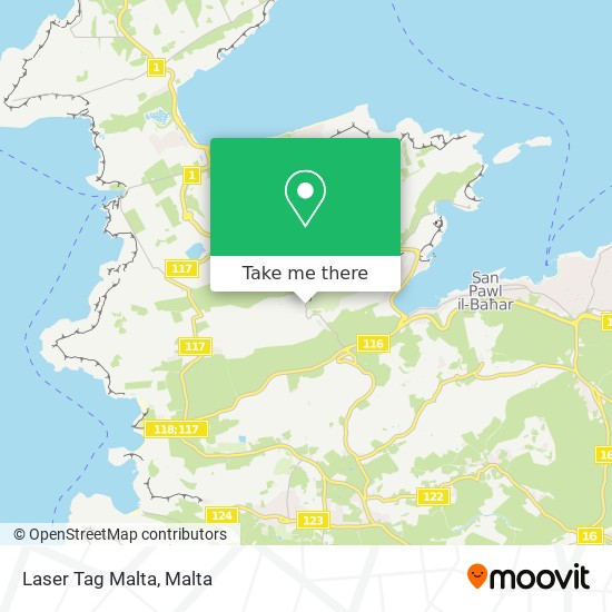 Laser Tag Malta map