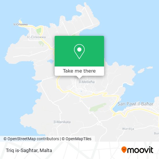 Triq is-Sagħtar map