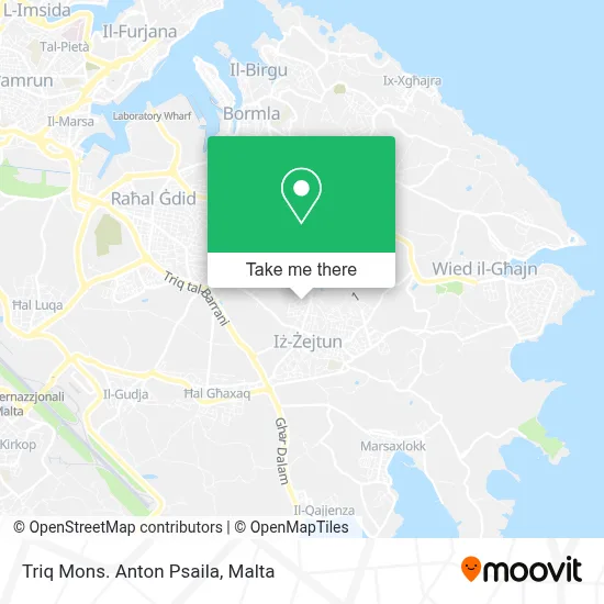 Triq Mons. Anton Psaila map