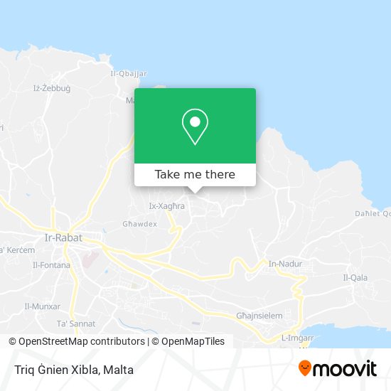 Triq Ġnien Xibla map