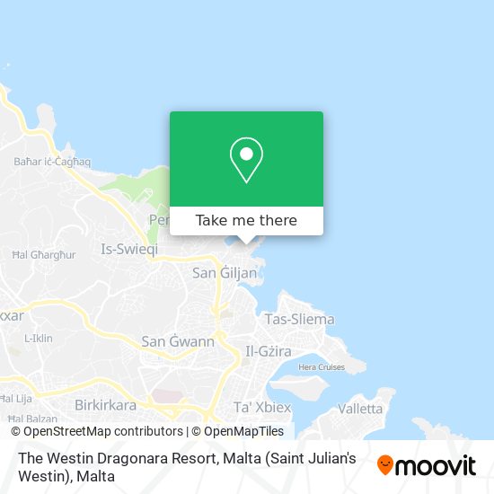 The Westin Dragonara Resort, Malta (Saint Julian's Westin) map
