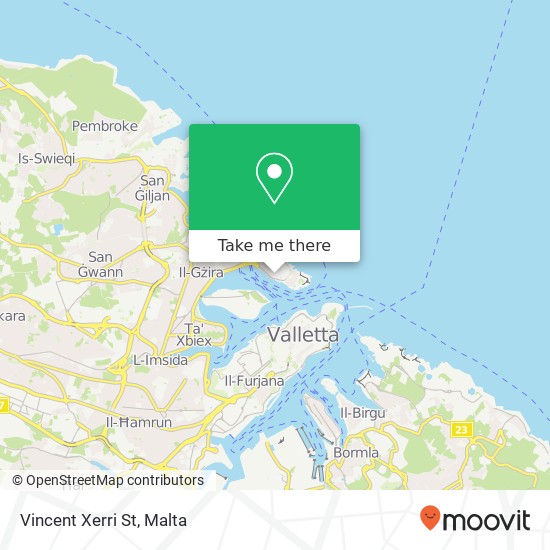 Vincent Xerri St map