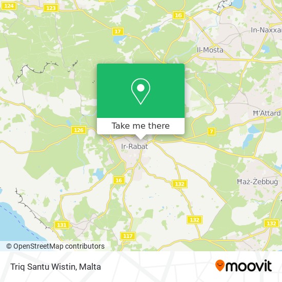 Triq Santu Wistin map