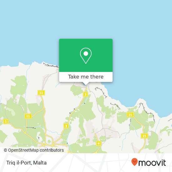Triq il-Port map