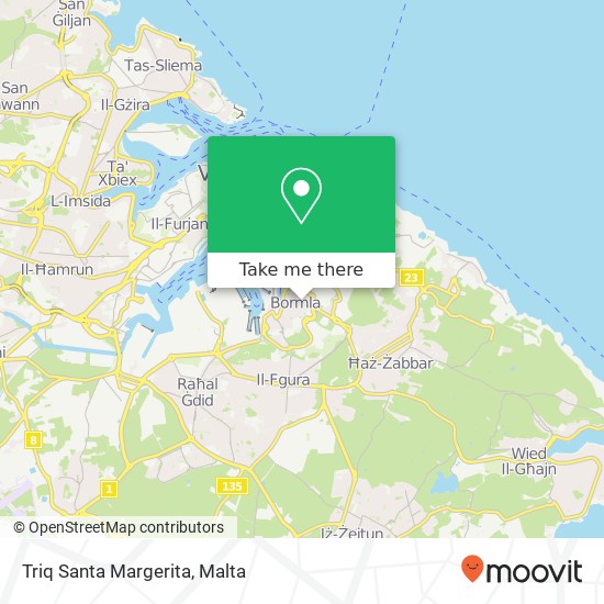 Triq Santa Margerita map