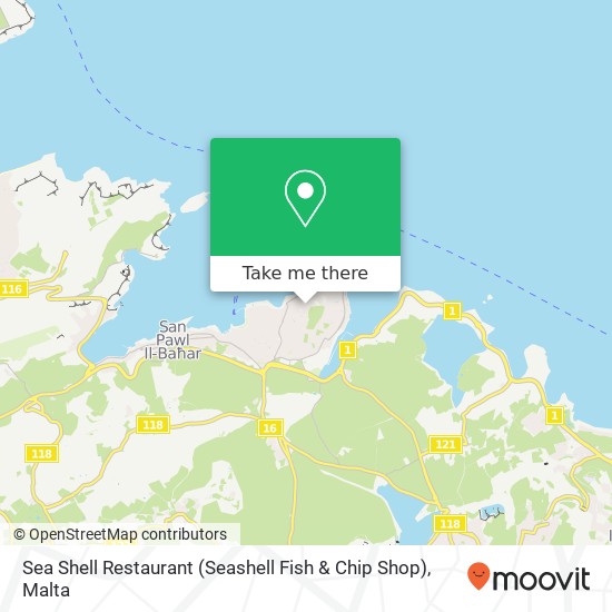 Sea Shell Restaurant (Seashell Fish & Chip Shop) map