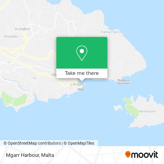 Mgarr Harbour map