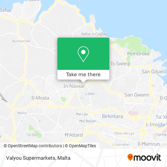 Valyou Supermarkets map