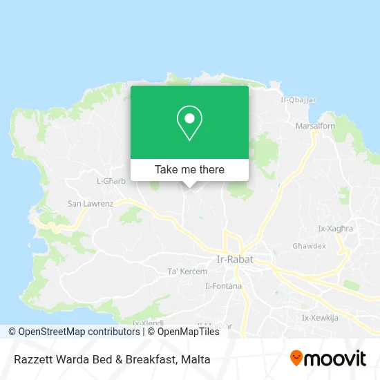 Razzett Warda Bed & Breakfast map