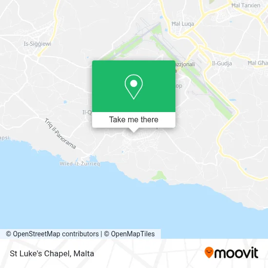St Luke's Chapel map