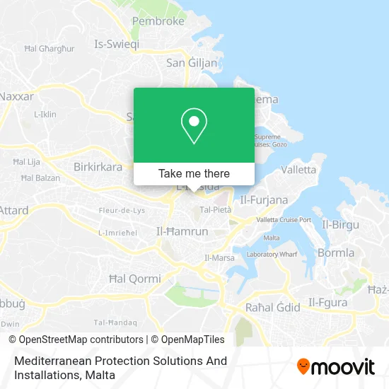 Mediterranean Protection Solutions And Installations map