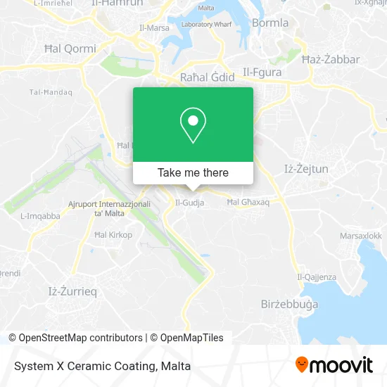 System X Ceramic Coating map