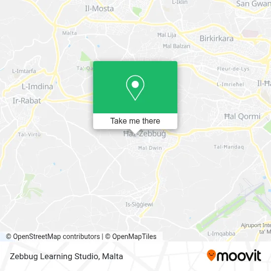 Zebbug Learning Studio map