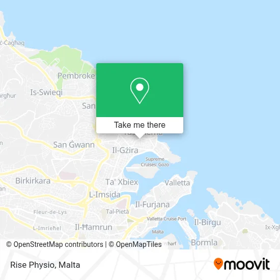 Rise Physio map