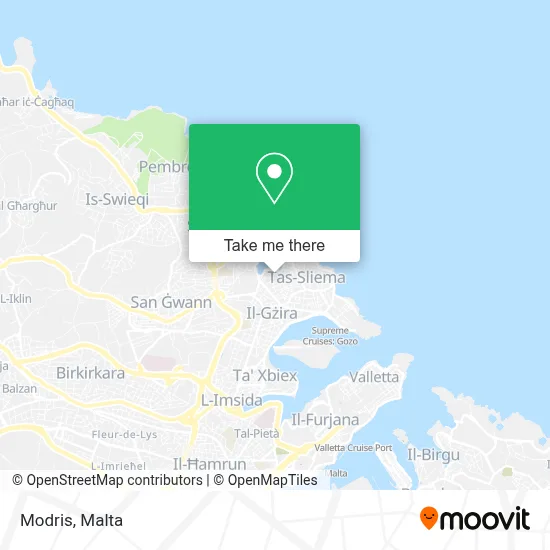 Modris map