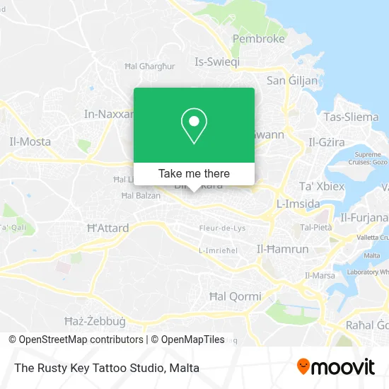 The Rusty Key Tattoo Studio map