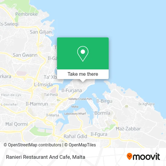 Ranieri Restaurant And Cafe map