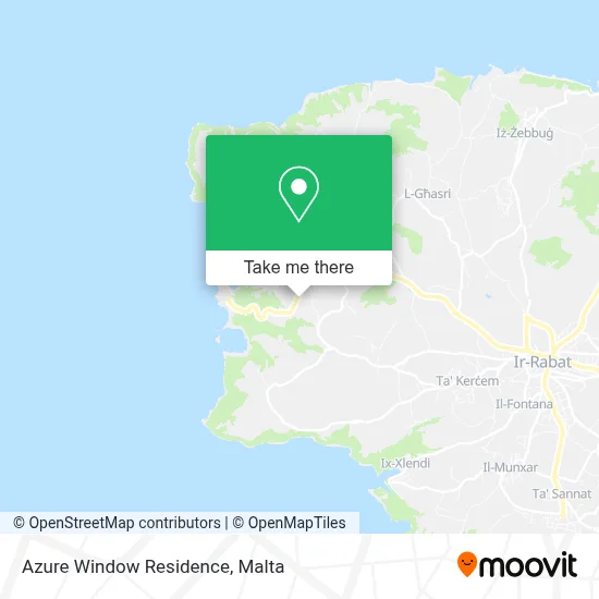 Azure Window Residence map