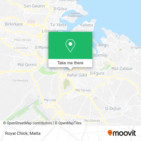 Royal Chick map