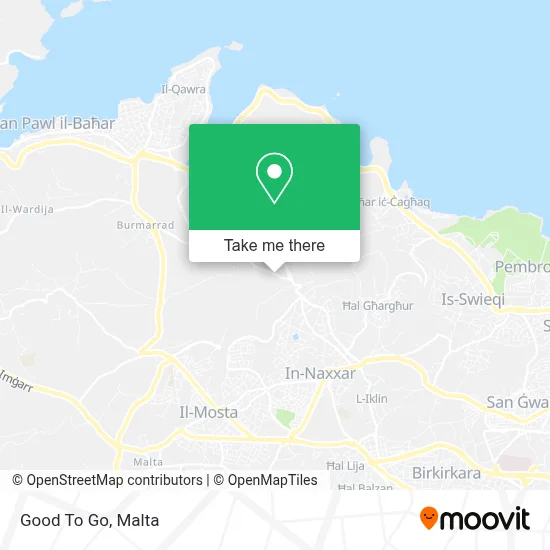 Good To Go map