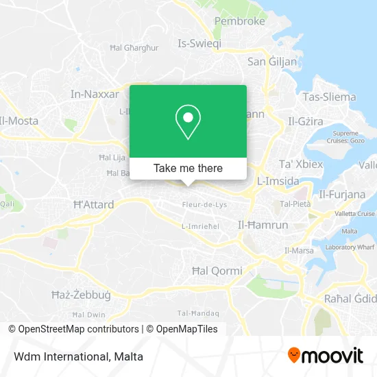 Wdm International map