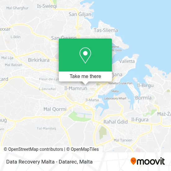 Data Recovery Malta - Datarec map