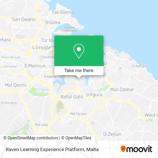 Raven Learning Experience Platform map
