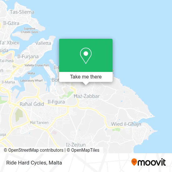 Ride Hard Cycles map