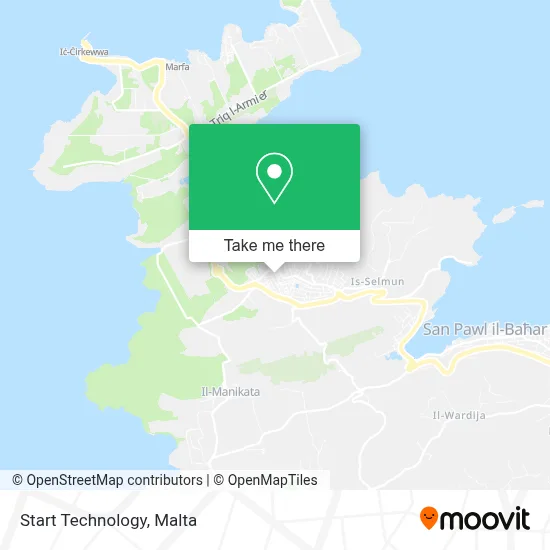 Start Technology map