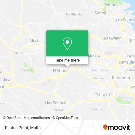 Pilates Point map