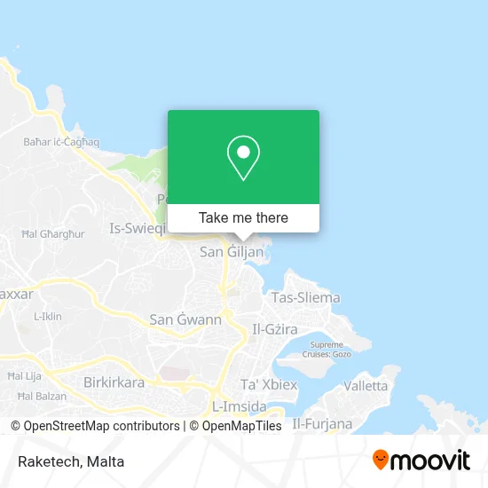 Raketech map