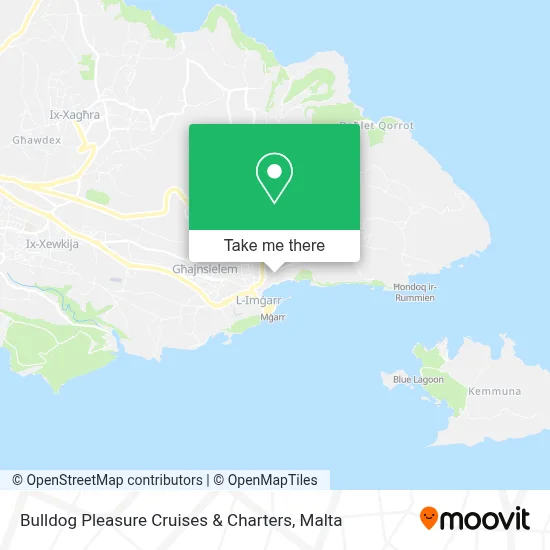 Bulldog Pleasure Cruises & Charters map