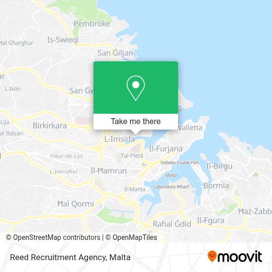 Reed Recruitment Agency map