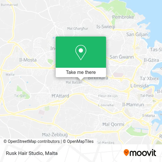 Rusk Hair Studio map