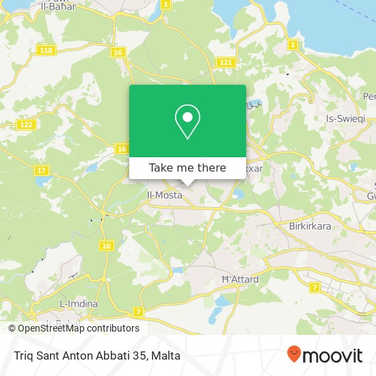 Triq Sant Anton Abbati 35 map