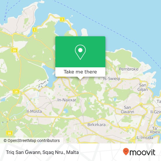 Triq San Ġwann, Sqaq Nru. map