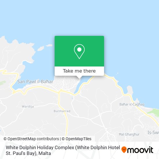 White Dolphin Holiday Complex (White Dolphin Hotel St. Paul's Bay) map