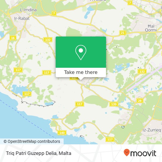 Triq Patri Guzepp Delia map