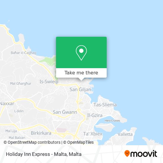 Holiday Inn Express - Malta map