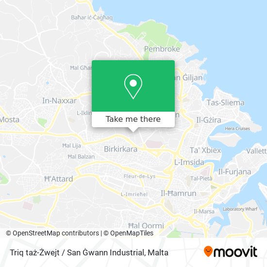 Triq taż-Żwejt / San Ġwann Industrial map