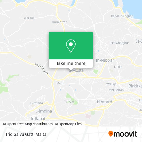 Triq Salvu Gatt map