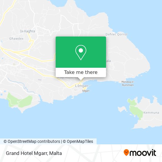 Grand Hotel Mgarr map