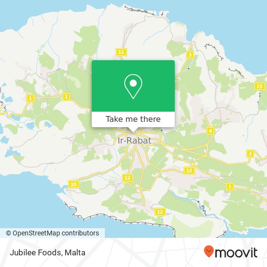 Jubilee Foods map