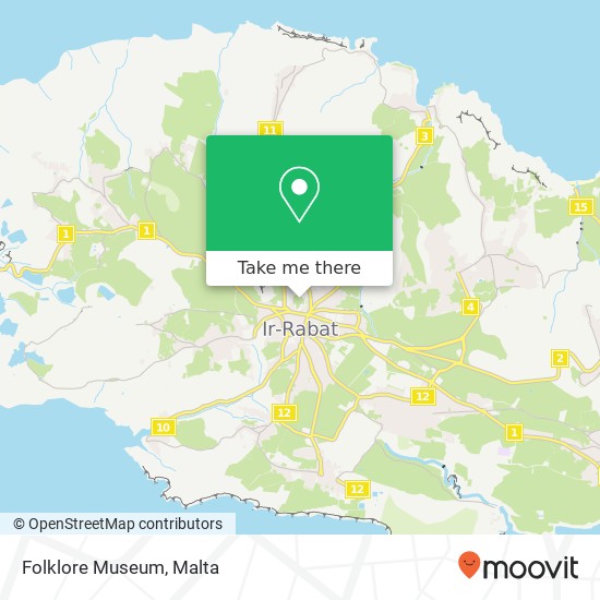 Folklore Museum map