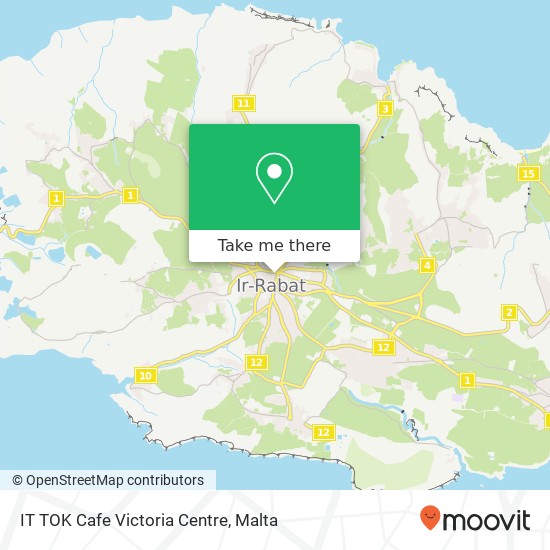 IT TOK Cafe Victoria Centre map