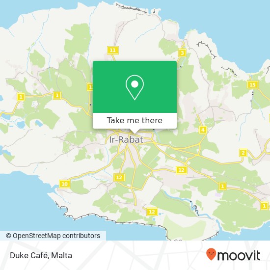 Duke Café map