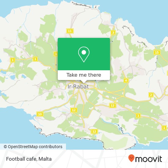 Football cafe map