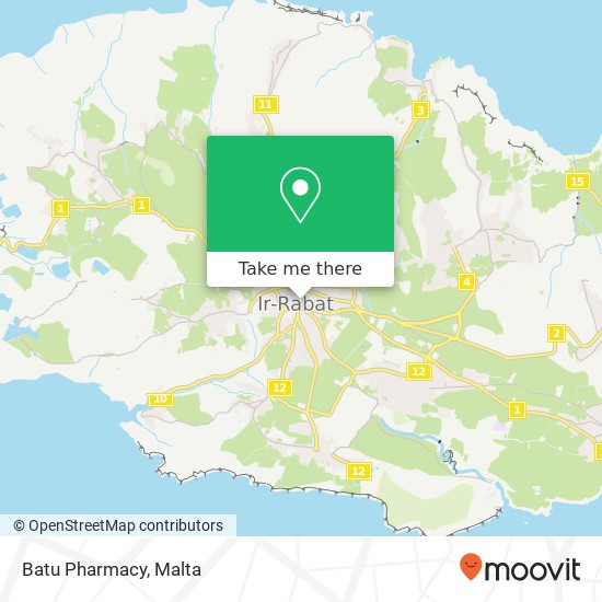 Batu Pharmacy map