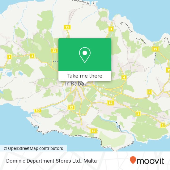 Dominic Department Stores Ltd. map