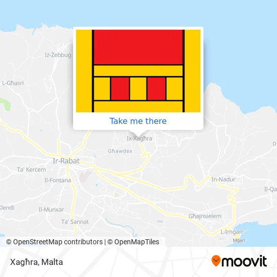 Xagħra map